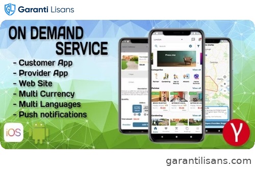 On Demand Service Solution | 4 Apps | Customer+Provider+Admin Panel+WebSite | Flutter (iOS+Android)