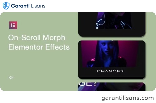 On-Scroll Morph Effects for Elementor