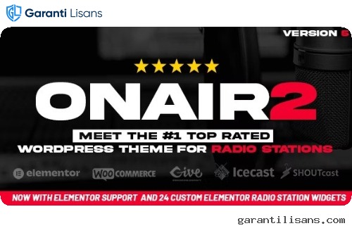 Onair2: Radio Station WordPress Theme With Non-Stop Music Player