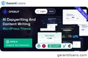 Openup – AI Content Writer & AI Application WordPress Theme