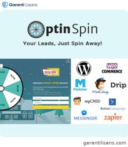 OptinSpin – Fortune Wheel Integrated With WordPress, WooCommerce and Easy Digital Downloads Coupons