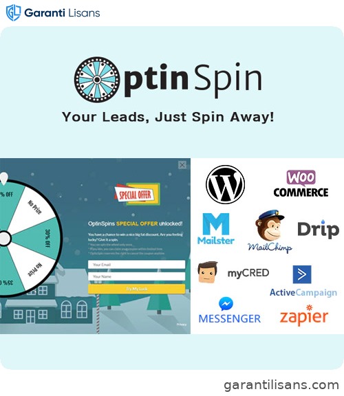OptinSpin – Fortune Wheel Integrated With WordPress, WooCommerce and Easy Digital Downloads Coupons
