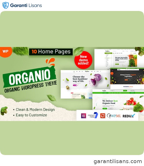 Organio – Organic Food Store WordPress