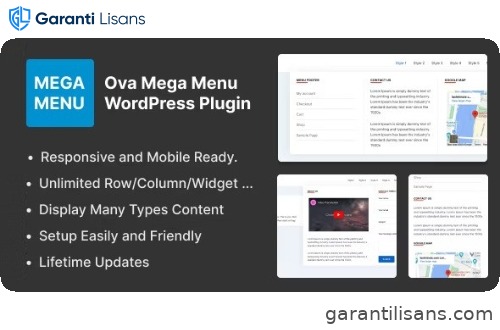 Ova Mega Menu WordPress Plugin