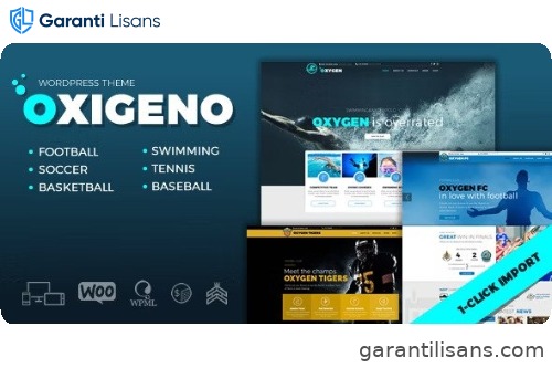 Oxigeno – Sports Club & Team WordPress Theme