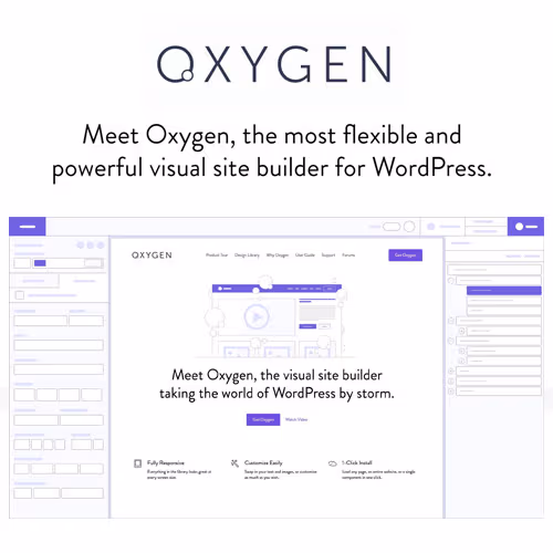 Oxygen 2.0 – The Visual Website Builder