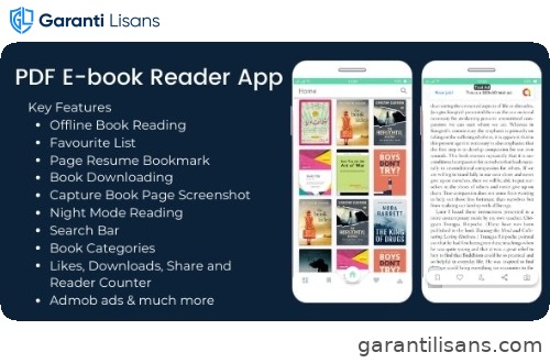 PDF Ebook Reader App + Admin App