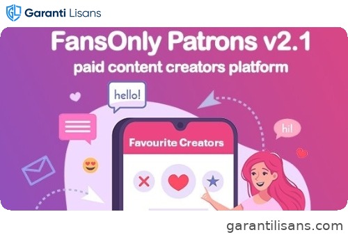 PHP FansOnly Patrons – Paid Content Creators Platform