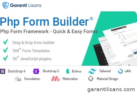 PHP Form Builder – Advanced HTML forms generator with Drag & Drop
