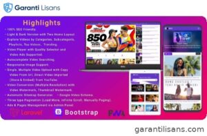 PHP Video Script – Laravel