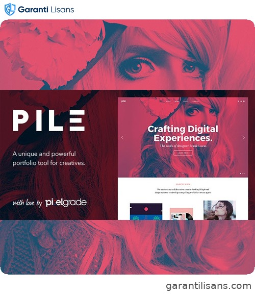 PILE – An Uncoventional WordPress Portfolio Theme