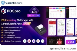 POS pro – POS Inventory Flutter App with Laravel Admin Panel SAAS