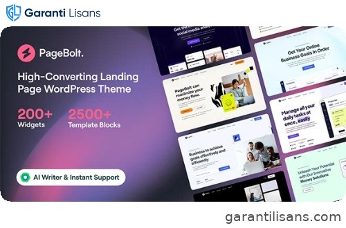 PageBolt – Landing Page WordPress Theme
