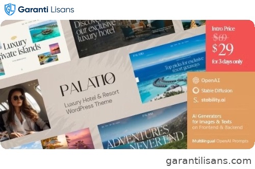 Palatio — Luxury Hotel & Resort WordPress Theme