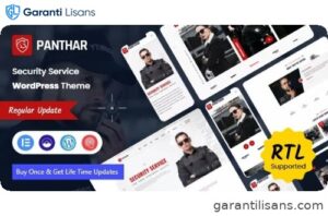 Panthar – Private Security & CCTV Service WordPress Theme + RTL
