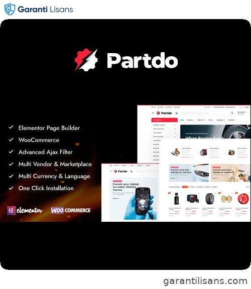 Partdo – Auto Parts and Tools Shop WooCommerce Theme