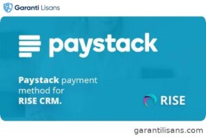 Paystack payment method for RISE CRM