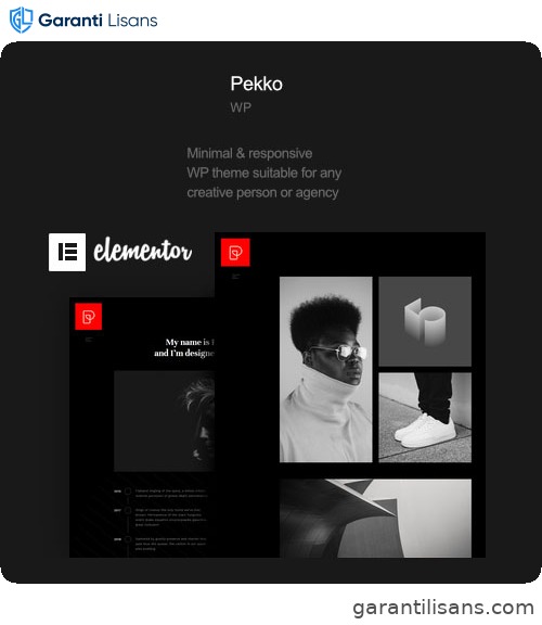 Pekko – Minimal Dark WordPress Theme