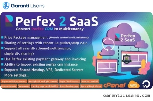 Perfex CRM SaaS Module – Transform Your Perfex CRM into a Powerful Multi-Tenancy Solution