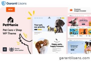 PetMania – Pet Shop & Care Elementor Pro WordPress Theme