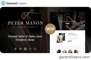 Peter Mason | Custom Tailoring and Clothing Store WordPress Theme