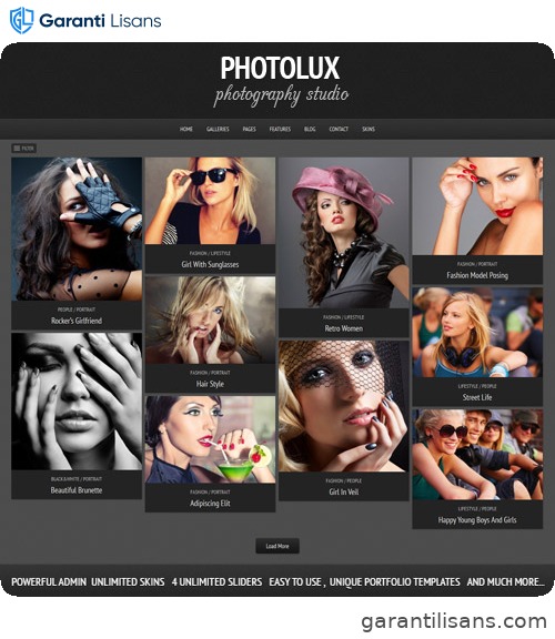 Photolux – Photography Portfolio WordPress Theme
