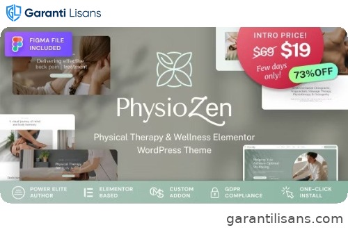 PhysioZen – Chiropractor & Physiotherapy Wellness WordPress Theme