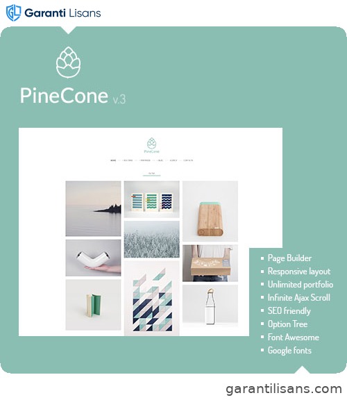 PineCone – Creative Portfolio WordPress Theme