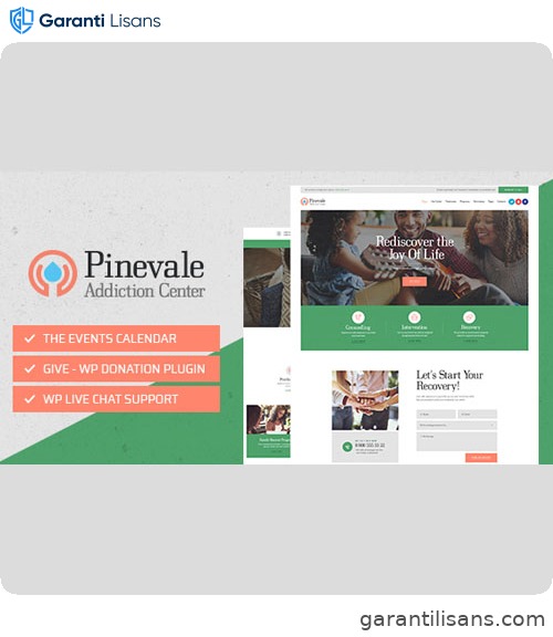 Pinevale | Addiction Recovery and Rehabilitation Center WordPress Theme