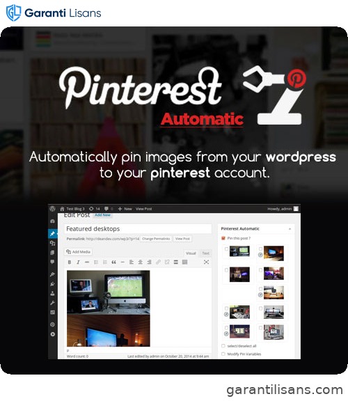 Pinterest Automatic Pin WordPress Plugin
