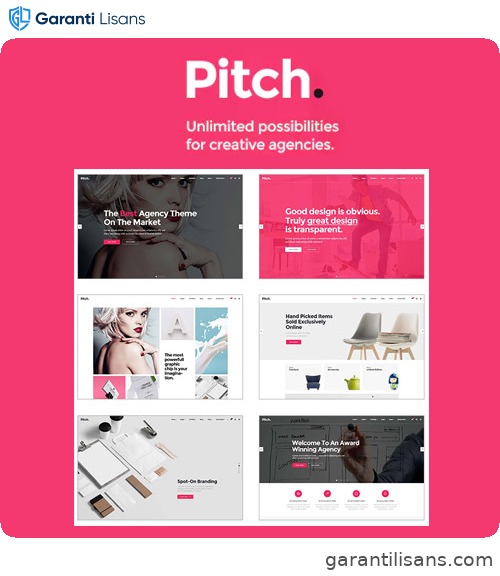 Pitch – A Theme for Freelancers and Agencies