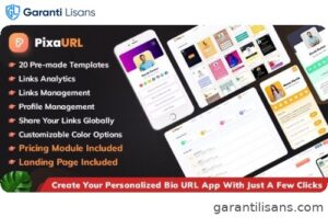 PixaURL – Run Your Own SaaS Platform for Building Bio URL , Mini Sites, Digital Cards