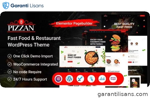 Pizzan – Fast Food and Restaurant WordPress Theme