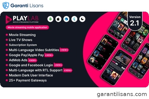 PlayLab – Cross Platform on Demand Movie Streaming Mobile Application