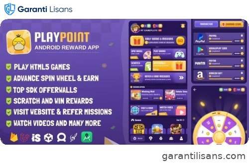 PlayPoint Android App with Admin Panel