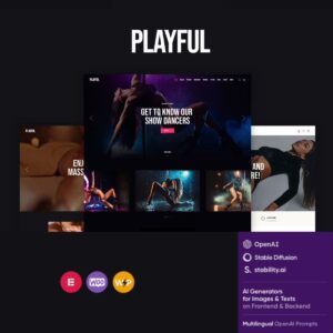 Playful – Pole Dance Nightclub & Karaoke WordPress Theme
