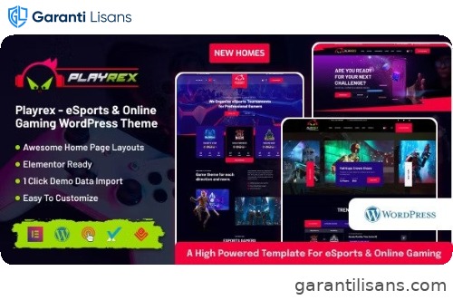 Playrex – eSports & Gaming WordPress Theme