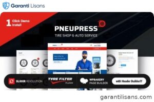 PneuPress – Tire Shop and Car Repair WordPress Theme