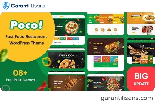 Poco – Fast Food Restaurant WordPress Theme