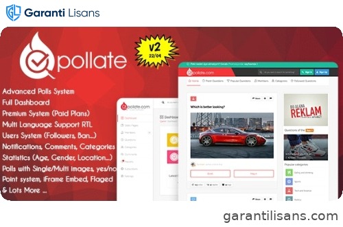 Pollate – Premium Polls and Voting Platform SAAS