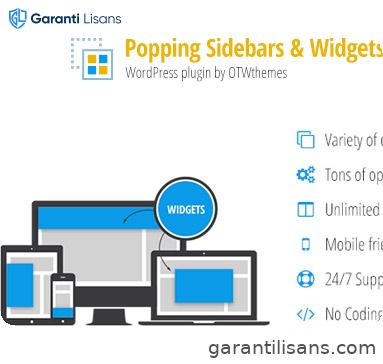 Popping Sidebars and Widgets for WordPress