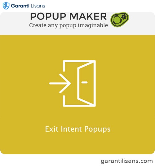 Popup Maker – Exit Intent Popups
