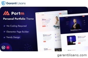 Portm – Personal Portfolio WordPress Theme