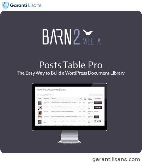Posts Table Pro