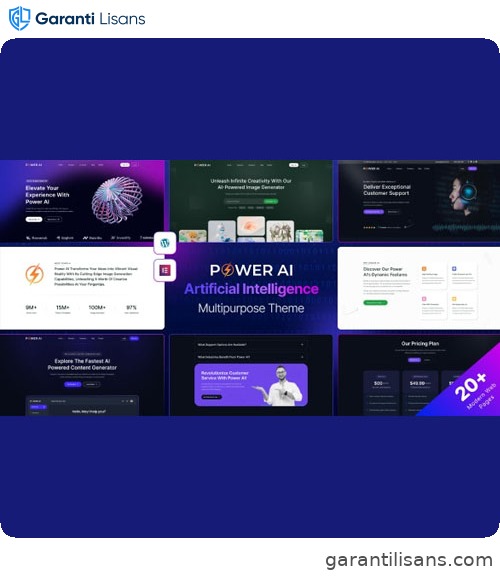 PowerAI – Artificial Intelligence Multipurpose WordPress Theme for Elementor