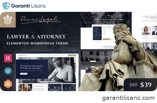 Powerlegal – Law, Lawyer & Attorney WordPress Theme