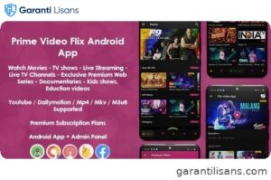 Prime Video Flix App: Movies – Shows – Live Streaming – TV – Web Series – Premium Subscription Plan