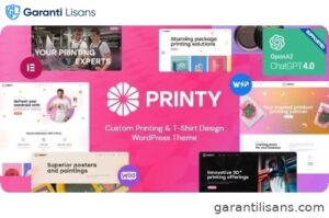 Printy — Custom Printing & T-Shirt Design WordPress Theme