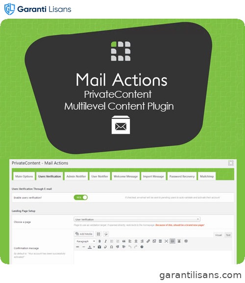 PrivateContent – Multilevel Content Plugin