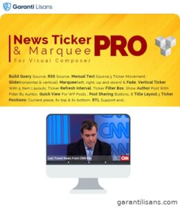 Pro News Ticker & Marquee for Visual Composer